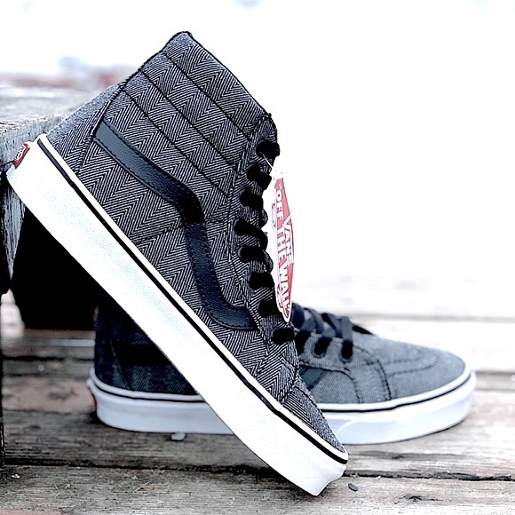 Vans Rare Herringbone Oversized SK8 Hi Top NIB - Picture 12 of 12
